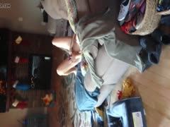 Hidden cam real video of a nice wife teasing and masturbating her snatch